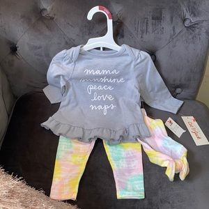 Baby 3 piece outfit 3/6 months